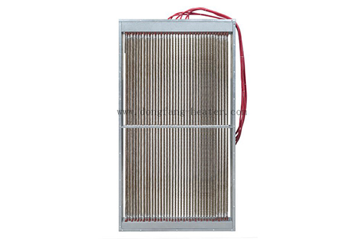 Auxiliary electric heater for duct type central air-conditioning (large duct)